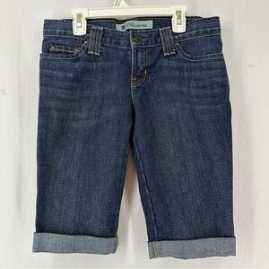 Gap Ultra Low Rise Bermuda Jean Shorts Womans Size 2